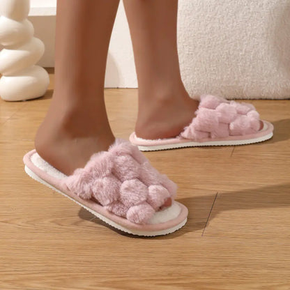 Fluffy Non-Slip Warm Slippers